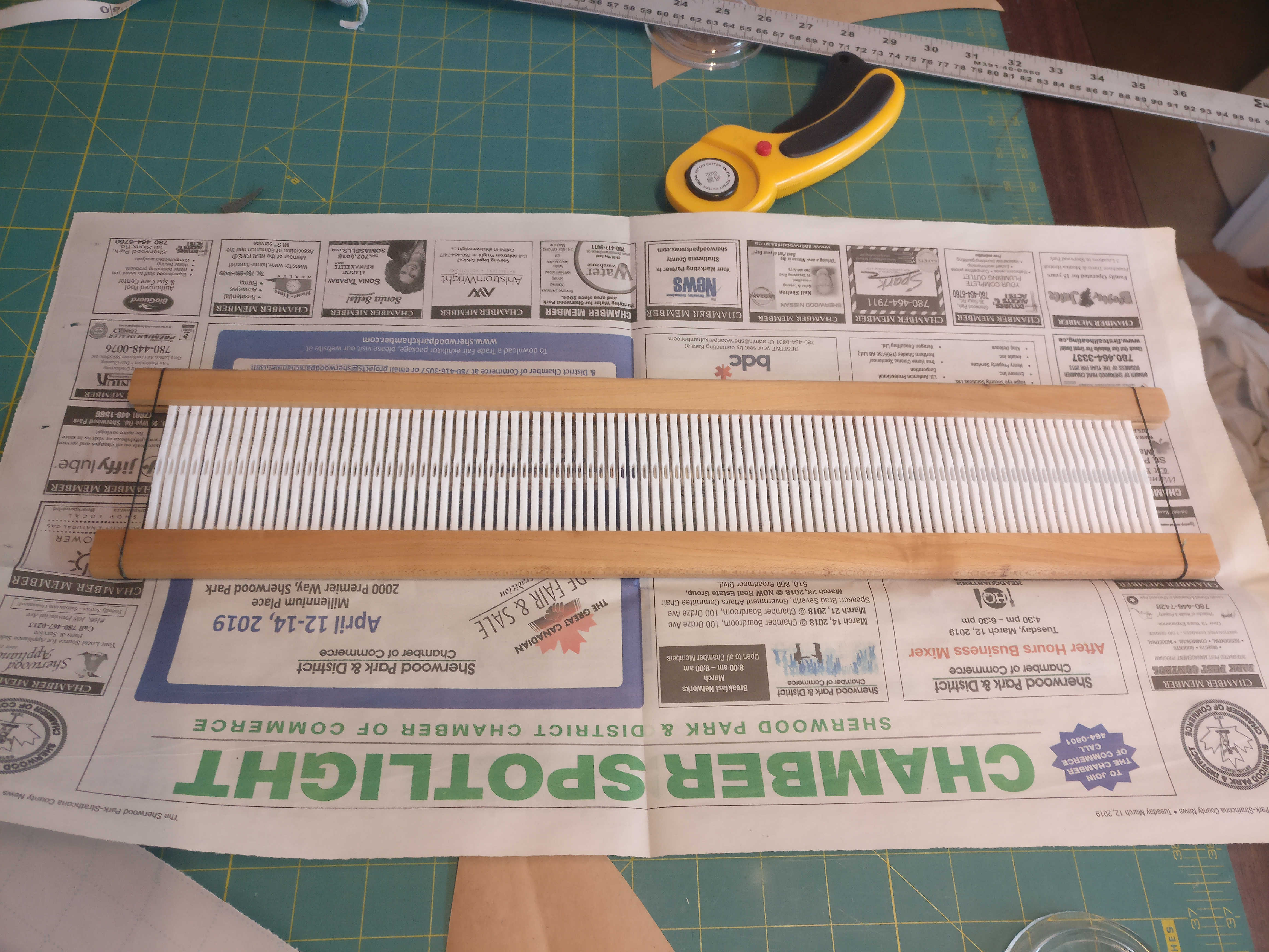 The completed Heddle