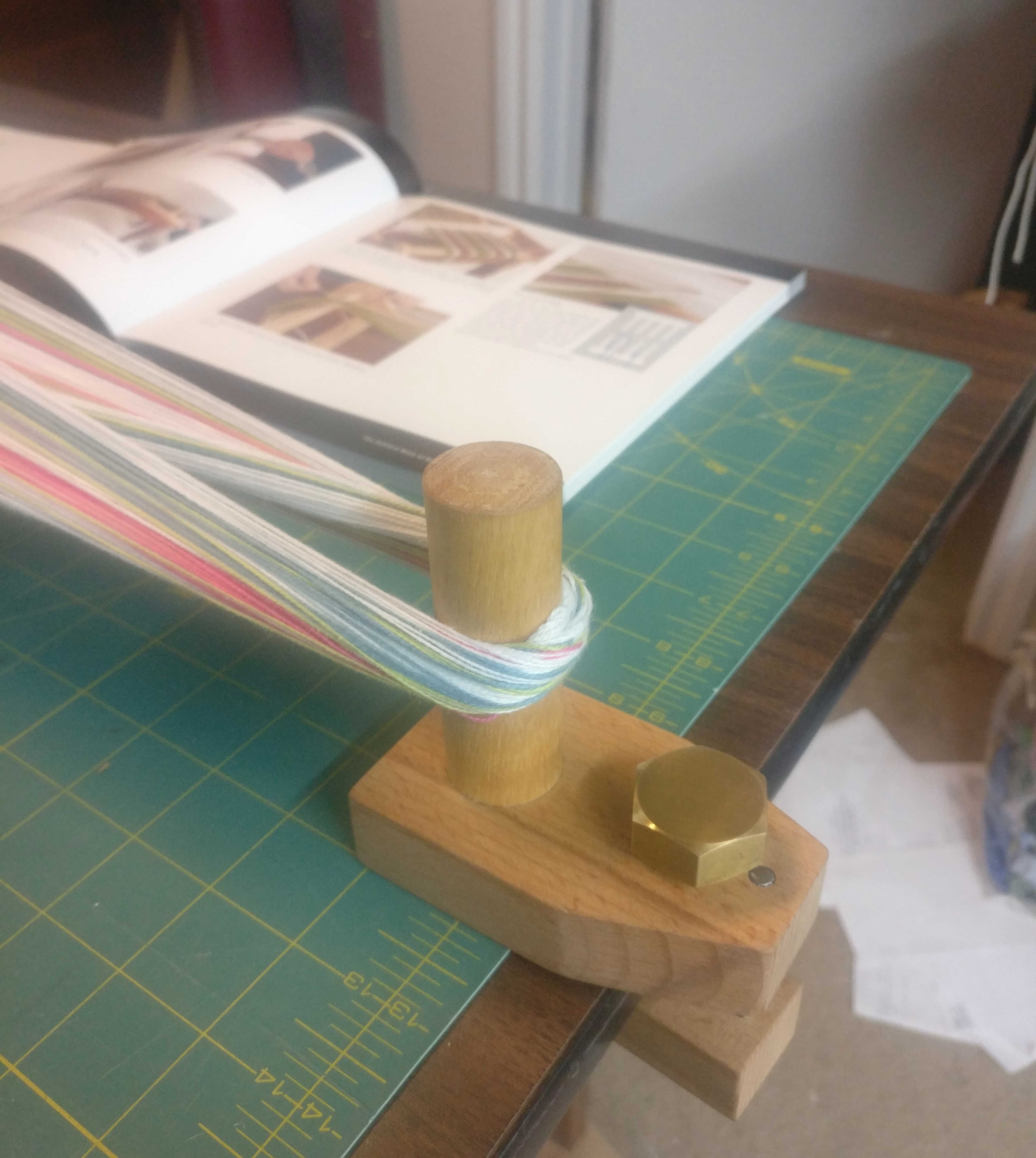 the clamp, completed and working