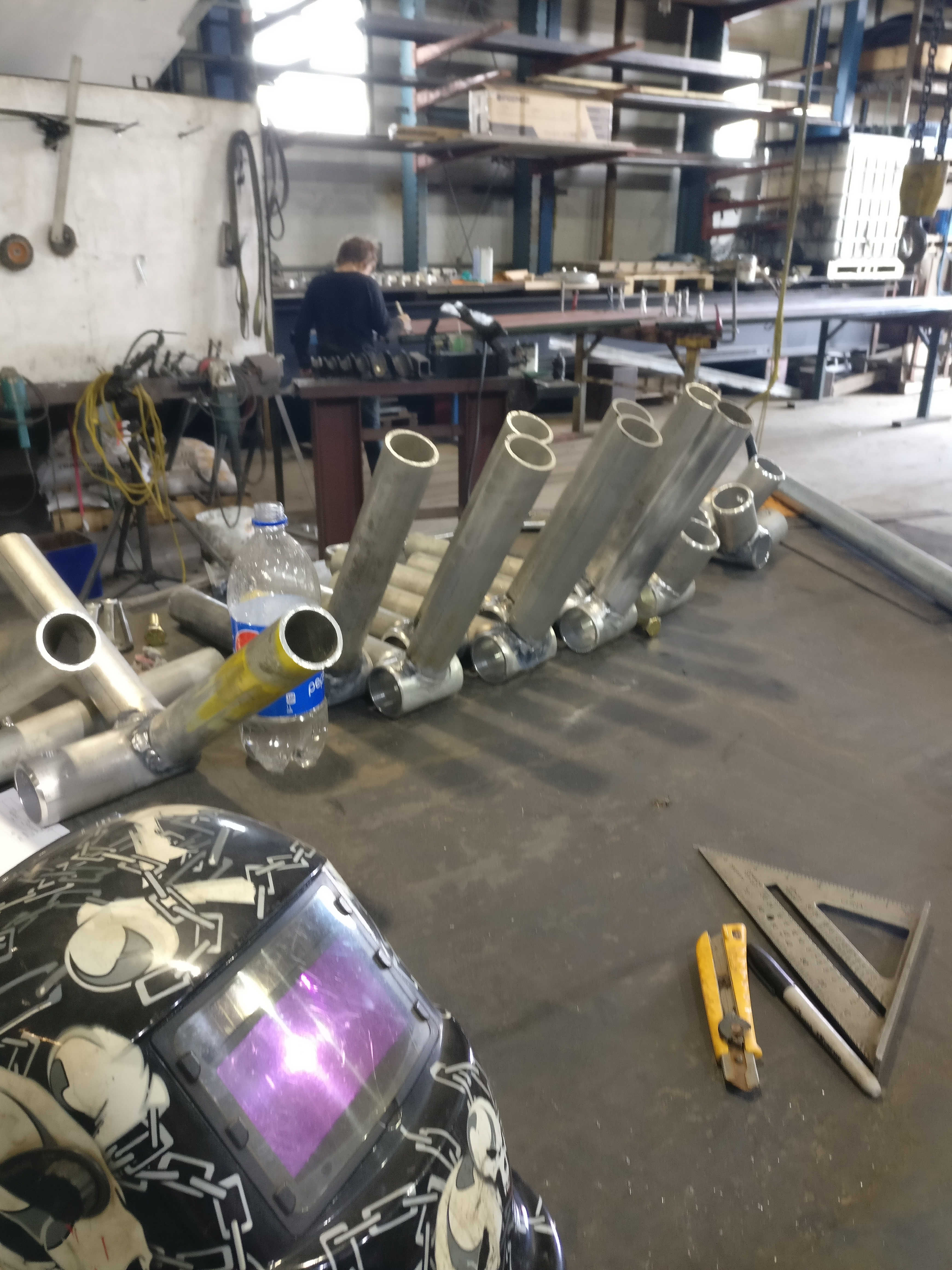 A picture of the fabrication process